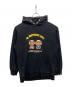 A BATHING APE（アベイシングエイプ）の古着「baby miloプリントプルオーバーパーカー」｜ブラック