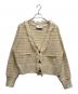 THREE DOTS（スリードッツ）の古着「Tweedy stitch cardigan」｜ベージュ