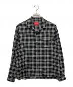 SUPREMEシュプリーム）の古着「Plaid Flannel Shirt」｜ブラック