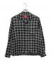 Supreme（シュプリーム）の古着「Plaid Flannel Shirt」｜ブラック