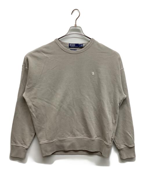 POLO RALPH LAUREN（ポロ・ラルフローレン）POLO RALPH LAUREN (ポロ・ラルフローレン) RHC Ron Herman (アールエイチシー ロンハーマン) オーガニックコットンスウェット ベージュ サイズ:Sの古着・服飾アイテム