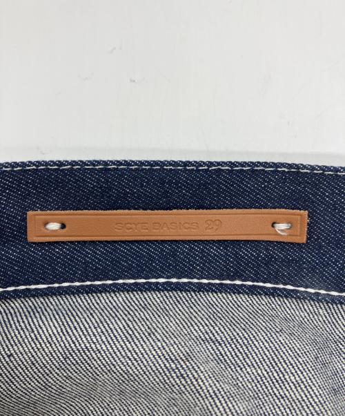 SCYEBASICS（サイベーシックス）SCYEBASICS (サイベーシックス) Denim Cinch Back Trousers インディゴ サイズ:29の古着・服飾アイテム