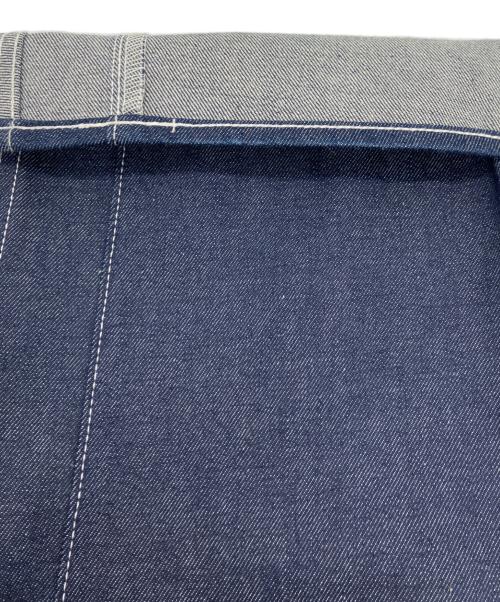 SCYEBASICS（サイベーシックス）SCYEBASICS (サイベーシックス) Denim Cinch Back Trousers インディゴ サイズ:29の古着・服飾アイテム
