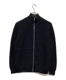 BATONER（バトナ―）の古着「SIGNATURE DRIVERS KNIT」｜ブラック
