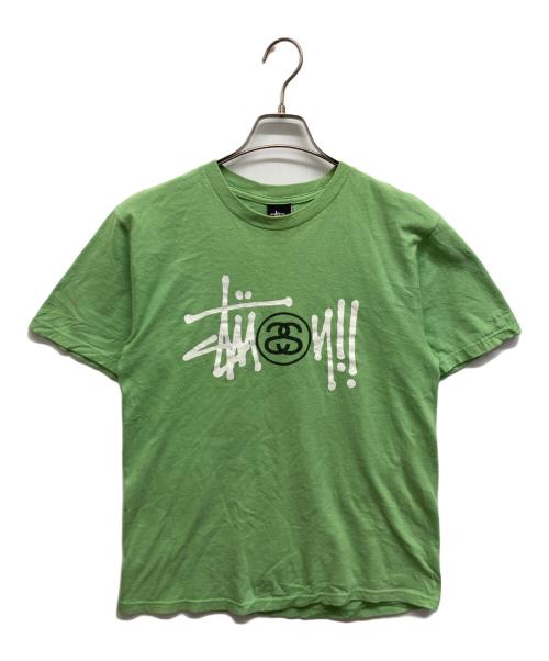 stussy（ステューシー）stussy (ステューシー) stussy プリントTシャツ グリーン サイズ:Sの古着・服飾アイテム