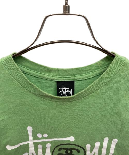 stussy（ステューシー）stussy (ステューシー) stussy プリントTシャツ グリーン サイズ:Sの古着・服飾アイテム
