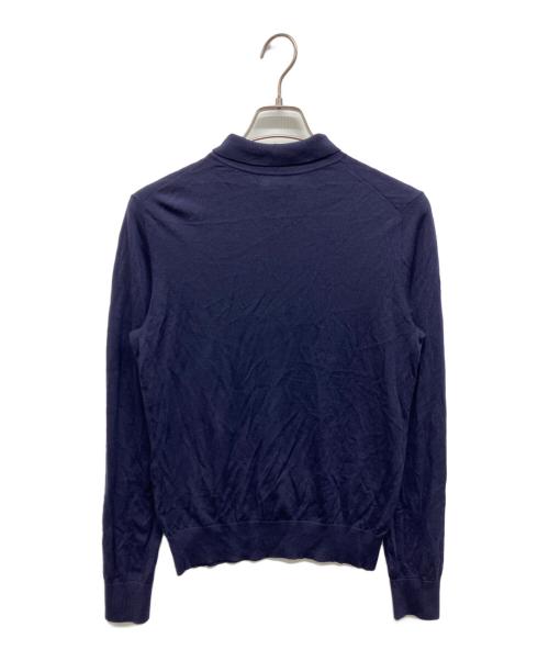 theory（セオリー）theory (セオリー) theory ウールタートルネックセーター Regal Wool ネイビー サイズ:Lの古着・服飾アイテム