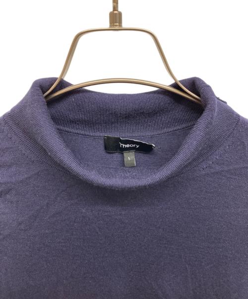 theory（セオリー）theory (セオリー) theory ウールタートルネックセーター Regal Wool ネイビー サイズ:Lの古着・服飾アイテム