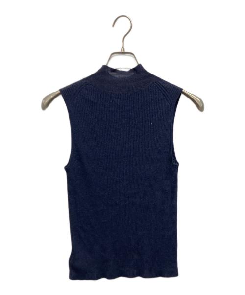 L'appartement（アパルトモン）L'Appartement (アパルトモン) No Sleeve Rib Knit ネイビー サイズ:Freeの古着・服飾アイテム