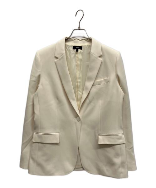 theory（セオリー）theory (セオリー) Admiral Crepe Staple BLAZER アイボリー サイズ:8の古着・服飾アイテム