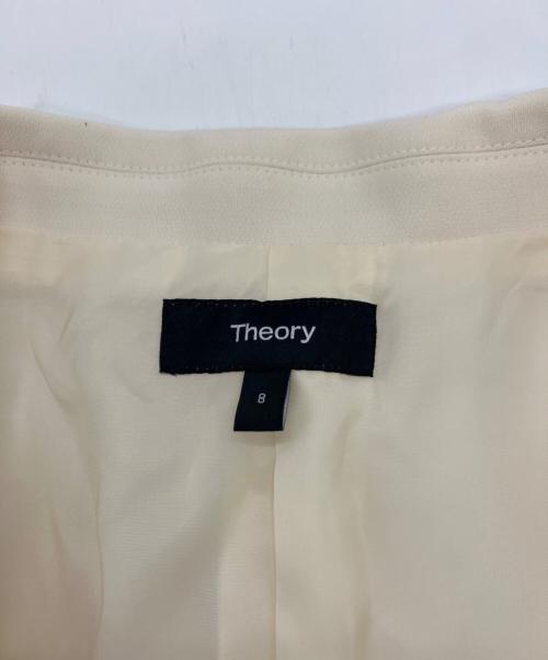 theory（セオリー）theory (セオリー) Admiral Crepe Staple BLAZER アイボリー サイズ:8の古着・服飾アイテム