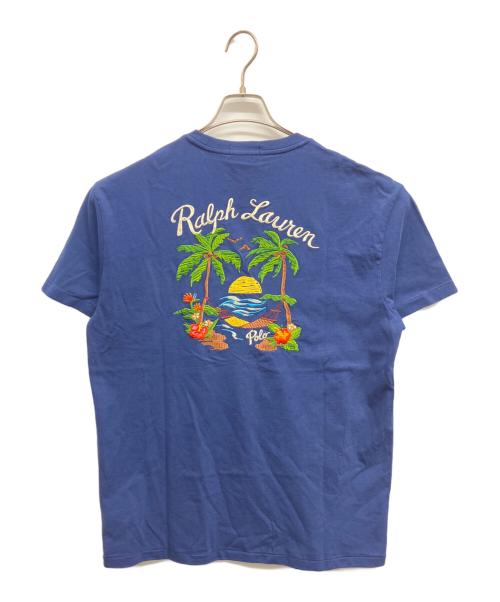 POLO RALPH LAUREN（ポロ・ラルフローレン）POLO RALPH LAUREN (ポロ・ラルフローレン) 刺繍Tシャツ ネイビー サイズ:M 未使用品の古着・服飾アイテム