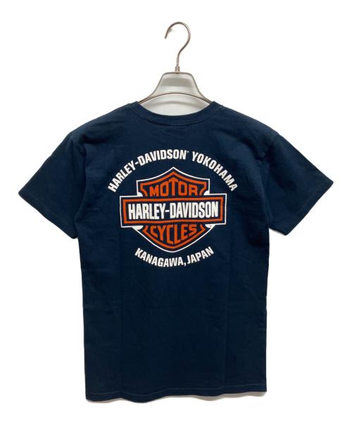 HARLEY-DAVIDSON（ハーレーダビッドソン）HARLEY-DAVIDSON (ハーレーダビッドソン) HARLEY-DAVIDSON プリントTシャツ ネイビー サイズ:Sの古着・服飾アイテム