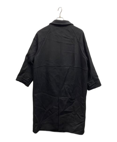 SIMPLICITE（シンプリシテ）SIMPLICITE (シンプリシテ) WビーバーコクーンW前スタンドコート ブラック サイズ:Ｍの古着・服飾アイテム