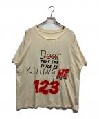RRR123リヴィントンロイレビス）の古着「Killing Me Tシャツ」｜アイボリー