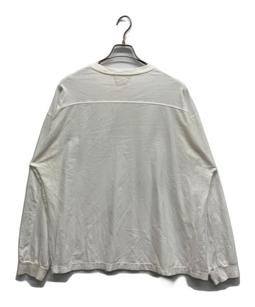 YOKE（ヨーク）YOKE (ヨーク) T-SHIRT LONG SLEEVES ホワイト サイズ:3の古着・服飾アイテム