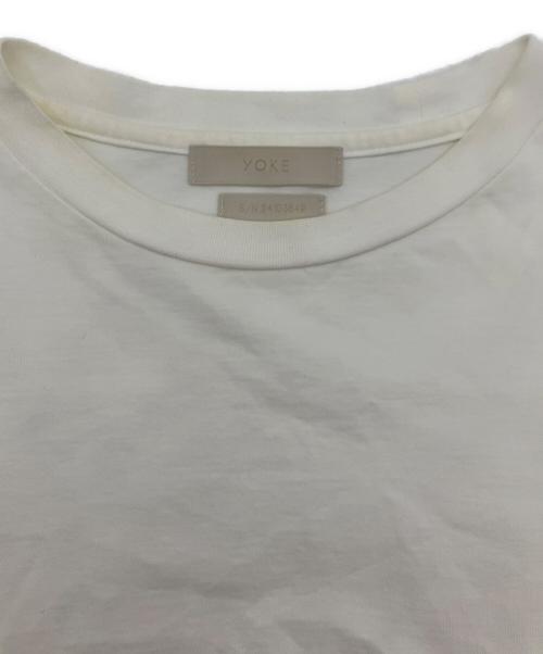 YOKE（ヨーク）YOKE (ヨーク) T-SHIRT LONG SLEEVES ホワイト サイズ:3の古着・服飾アイテム