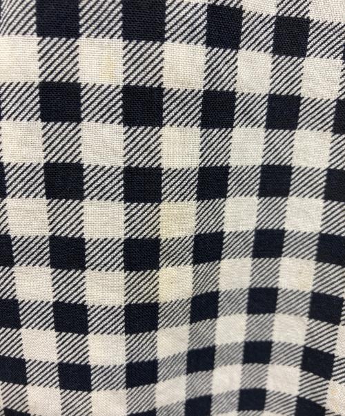 ROBE DE CHAMBRE COMME DES GARCONS（ローブドシャンブル コムデギャルソン）ROBE DE CHAMBRE COMME DES GARCONS (ローブドシャンブル コムデギャルソン) ウールチェックパンツ アイボリー×ブラック サイズ:無しの古着・服飾アイテム