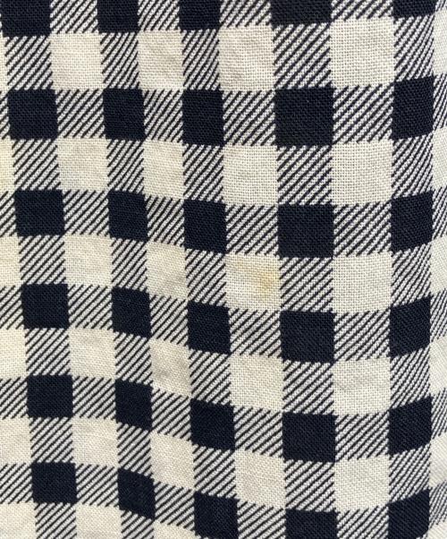 ROBE DE CHAMBRE COMME DES GARCONS（ローブドシャンブル コムデギャルソン）ROBE DE CHAMBRE COMME DES GARCONS (ローブドシャンブル コムデギャルソン) ウールチェックパンツ アイボリー×ブラック サイズ:無しの古着・服飾アイテム