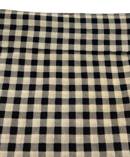 ROBE DE CHAMBRE COMME DES GARCONS（ローブドシャンブル コムデギャルソン）ROBE DE CHAMBRE COMME DES GARCONS (ローブドシャンブル コムデギャルソン) ウールチェックパンツ アイボリー×ブラック サイズ:無しの古着・服飾アイテム