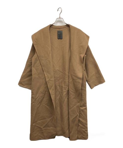Noble（ノーブル）Noble (ノーブル) COLOMBO  ビッグショールカラーリバーコート ブラウン サイズ:38の古着・服飾アイテム