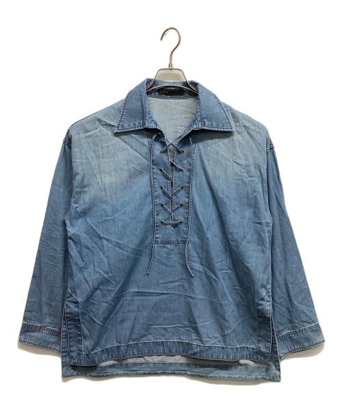 Noble（ノーブル）Noble (ノーブル) デニムカフタンシャツ インディゴ サイズ:不明の古着・服飾アイテム