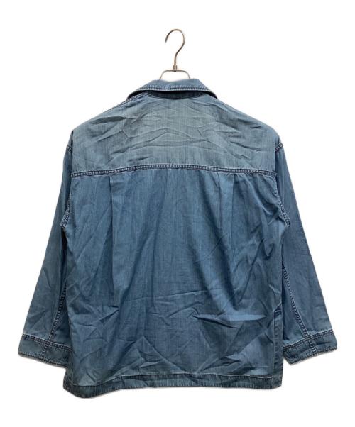 Noble（ノーブル）Noble (ノーブル) デニムカフタンシャツ インディゴ サイズ:不明の古着・服飾アイテム
