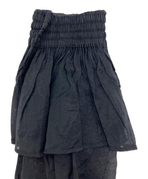 Noble（ノーブル）Noble (ノーブル) フォギーシアーボリュームブラウス ブラック サイズ:Freeの古着・服飾アイテム