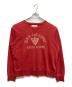 Denim & Supply Ralph Lauren（デニム＆サプライ ラルフローレン）の古着「Vガゼットスウェット」｜レッド
