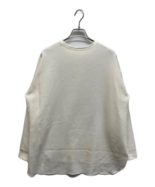 Whim Gazette（ウィムガゼット）Whim Gazette (ウィムガゼット) Vガゼットプルオーバー ホワイト サイズ:36の古着・服飾アイテム