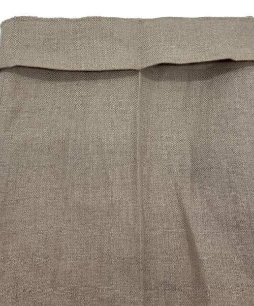 MUSE de Deuxieme Classe（ミューズ ドゥーズィエム クラス）MUSE de Deuxieme Classe (ミューズ ドゥーズィエム クラス) OGLINEN タックパンツ ベージュ サイズ:34の古着・服飾アイテム