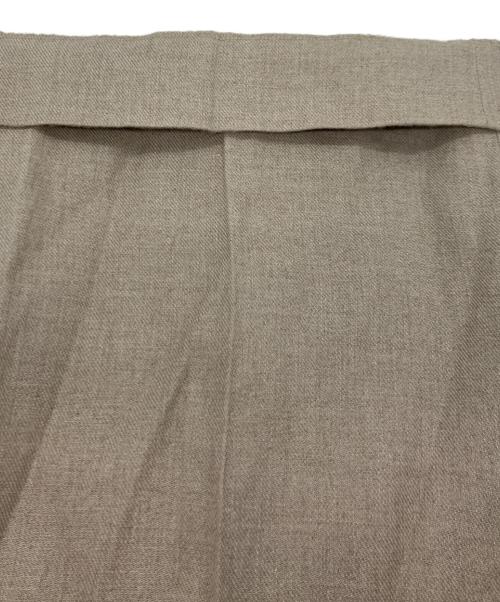 MUSE de Deuxieme Classe（ミューズ ドゥーズィエム クラス）MUSE de Deuxieme Classe (ミューズ ドゥーズィエム クラス) OGLINEN タックパンツ ベージュ サイズ:34の古着・服飾アイテム
