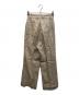 MUSE de Deuxieme Classe (ミューズ ドゥーズィエム クラス) OGLINEN タックパンツ ベージュ サイズ:34：7000円