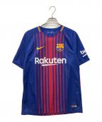 NIKEナイキ）の古着「FCバルセロナ 17-18シーズン レプリカユニフォーム」｜ブルー
