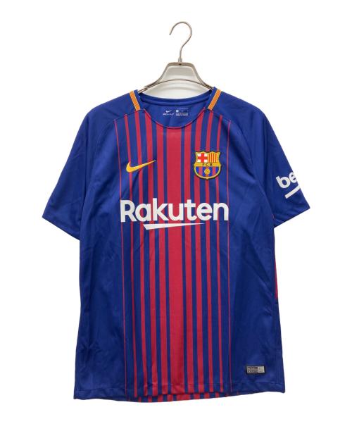 NIKE（ナイキ）NIKE (ナイキ) FCバルセロナ 17-18シーズン レプリカユニフォーム ブルー サイズ:Mの古着・服飾アイテム
