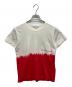 COMME des GARCONS EDITED（コムデギャルソン エディティッド）の古着「グラデーションバイカラーTシャツ」｜レッド×ホワイト