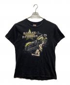 HARLEY-DAVIDSONハーレーダビッドソン）の古着「プリントTシャツ」｜ブラック