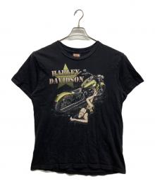 HARLEY-DAVIDSON（ハーレーダビッドソン）の古着「プリントTシャツ」｜ブラック