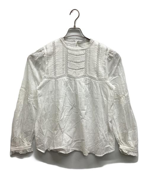 SLOBE IENA（スローブ イエナ）SLOBE IENA (スローブ イエナ) マニーレースブラウス ホワイト サイズ:Freeの古着・服飾アイテム