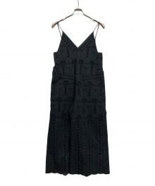 IENA（イエナ）の古着「レースオールインワン」｜ブラック