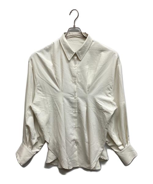 hellam（ヘラム）hellam (ヘラム) HOTARU 合繊ウエストタックシャツ アイボリー サイズ:Freeの古着・服飾アイテム