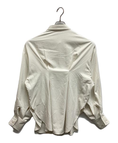 hellam（ヘラム）hellam (ヘラム) HOTARU 合繊ウエストタックシャツ アイボリー サイズ:Freeの古着・服飾アイテム