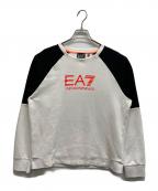 EA7イーエーセブン）の古着「ラグランロゴスウェット」｜ホワイト