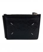 Maison Margielaメゾンマルジェラ）の古着「Maison Margiela 4ステッチ グレインレザーマネークリップ」｜ブラック