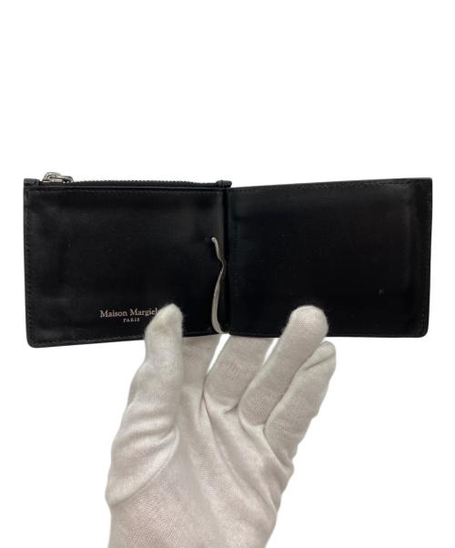 Maison Margiela（メゾンマルジェラ）Maison Margiela (メゾンマルジェラ) Maison Margiela 4ステッチ グレインレザーマネークリップ ブラックの古着・服飾アイテム