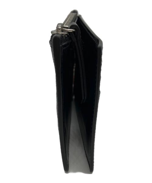 Maison Margiela（メゾンマルジェラ）Maison Margiela (メゾンマルジェラ) Maison Margiela 4ステッチ グレインレザーマネークリップ ブラックの古着・服飾アイテム
