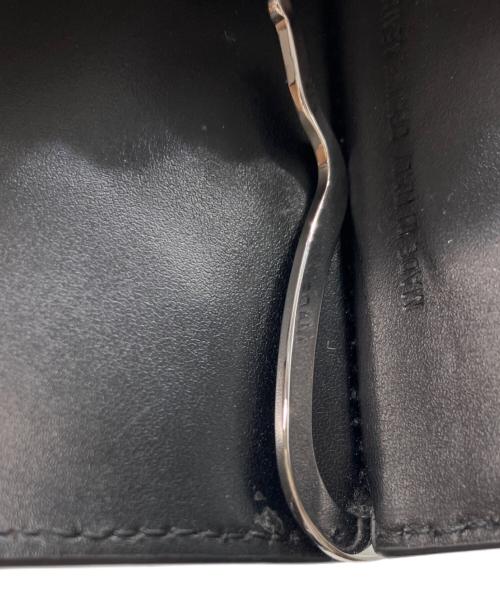 Maison Margiela（メゾンマルジェラ）Maison Margiela (メゾンマルジェラ) Maison Margiela 4ステッチ グレインレザーマネークリップ ブラックの古着・服飾アイテム