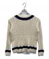 POLO RALPH LAUREN (ポロ・ラルフローレン) ケーブルVネックニット アイボリー サイズ:S：7000円