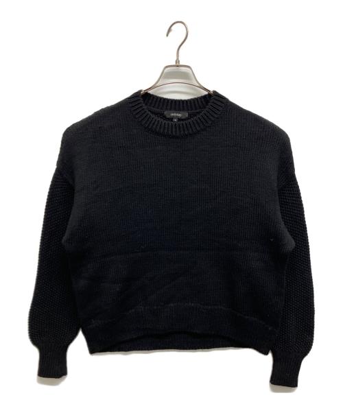 UNTITLED（アンタイトル）UNTITLED (アンタイトル) 「L」バルーンスリーブニット ブラック サイズ:4の古着・服飾アイテム
