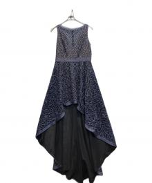 TADASHI SHOJI（タダシ ショージ）の古着「レースマキシドレス」｜ネイビー